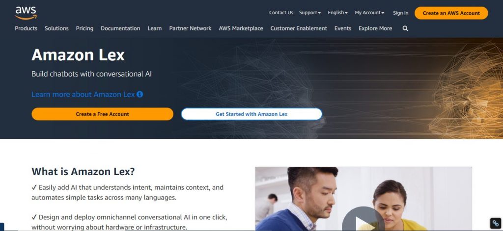 Amazon Lex chatbot