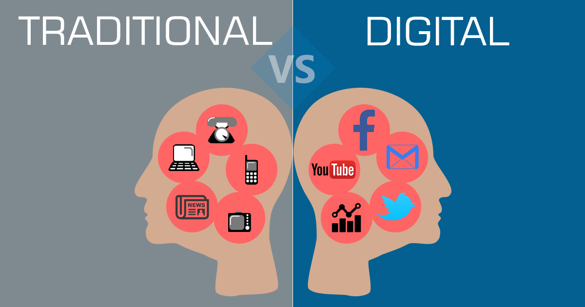 Traditional vs digital