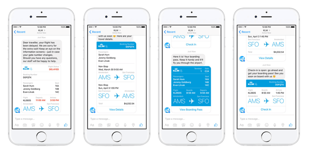 airline chatbot conversation