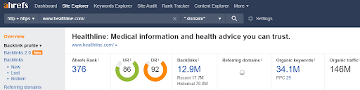 Research competitor rankings