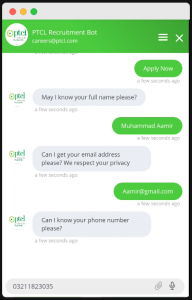 ptcl chatbot